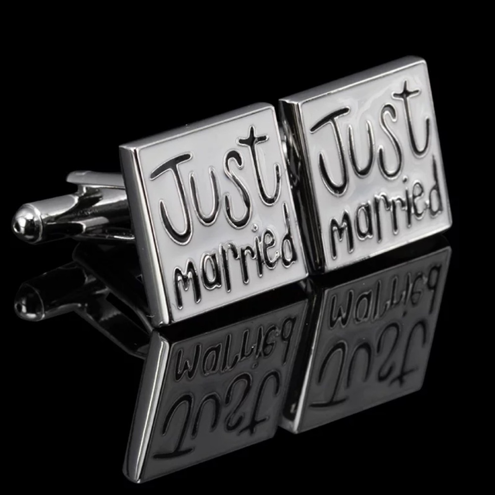 🤵🏻‍♂️Just Married Cufflinks 🎉